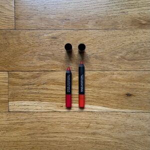 NARS Cosmetics velvet matte lip pencil, Dragon Girl and Red Square